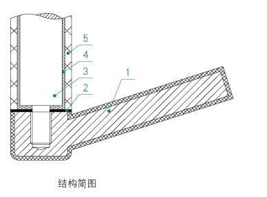 FMJ-A40型攪拌槳結(jié)構(gòu)簡圖